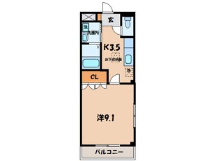 上横須賀駅 徒歩3分 1階の物件間取画像